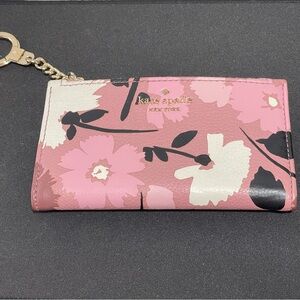 Kate Spade Floral Card Holder with Keychain